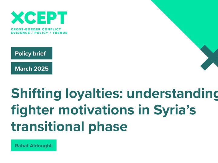 Shifting Loyalties: Understanding Fighter Motivations in Syria’s Transitional Phase